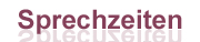Sprechzeiten